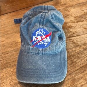 Blue NASA Logo Dad Hat